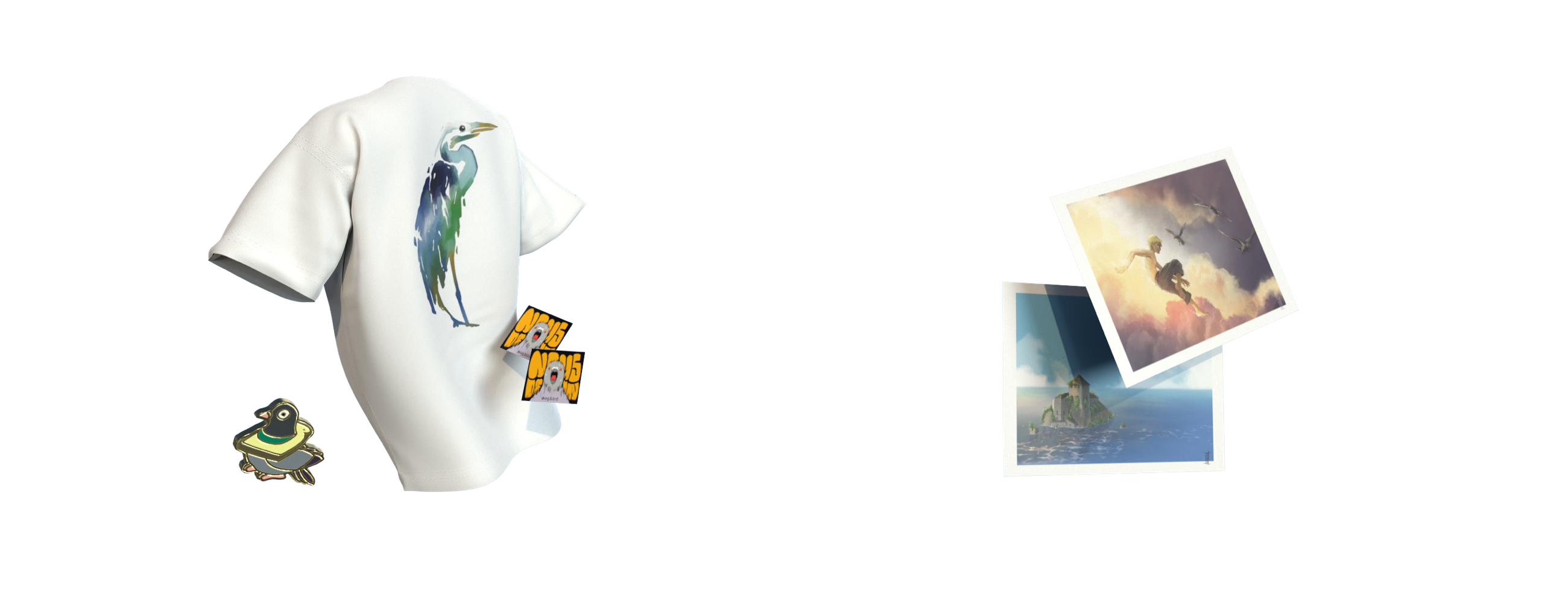 Ecriture "Shop" avec divers produits vendus par dessus